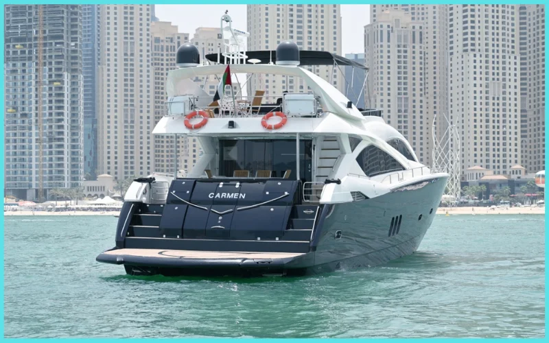 Reference listing photograph: 90ft Sunseeker Yacht